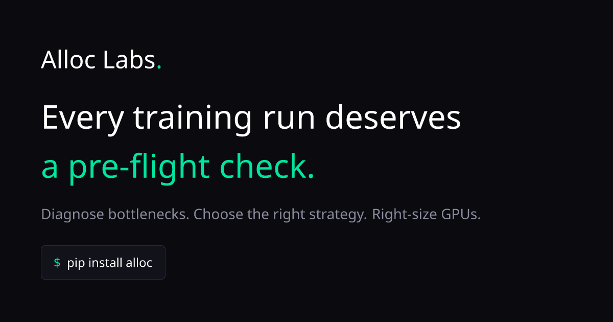 Alloc: Govern and Reduce ML Training Costs